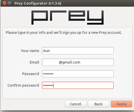 Register Prey