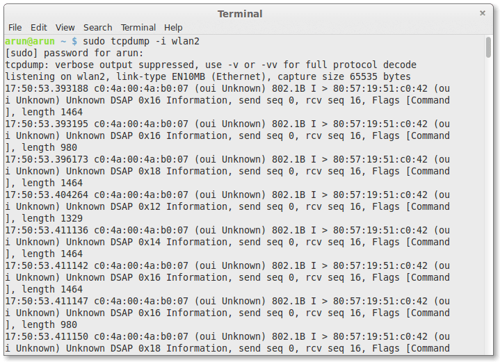 tcpdump