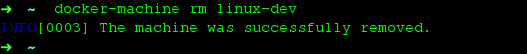 Docker Machine Remove All