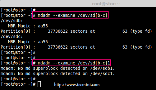 Verify RAID Partitions