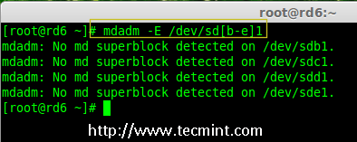 Check Raid on New Partitions