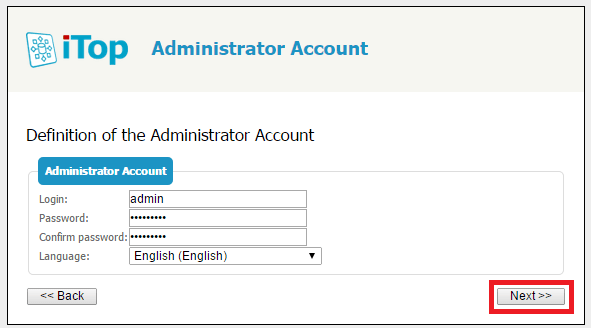 Admin Account