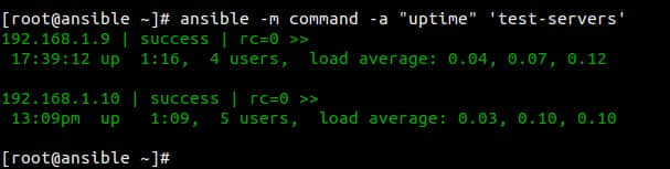 ansible-uptime