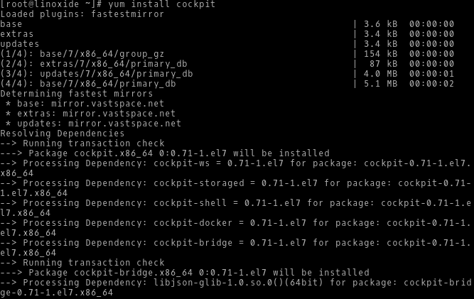 Centos 上安装 Cockpit