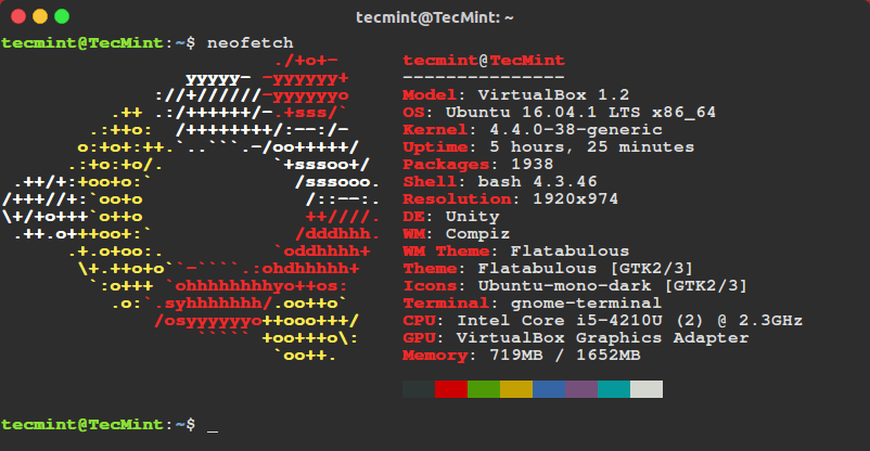 Ubuntu System Information