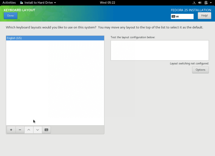 Set Keyboard Layout