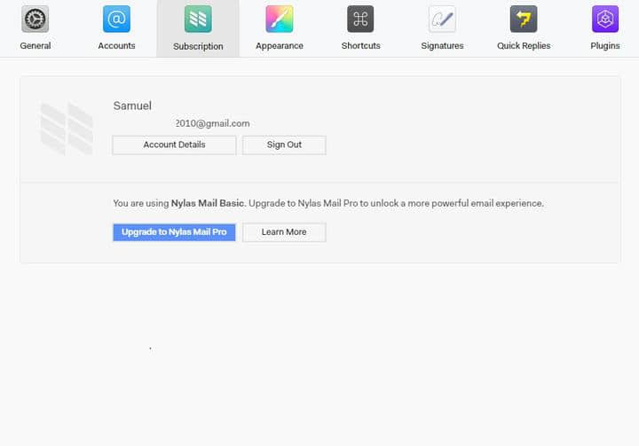 nylas open source and free email client