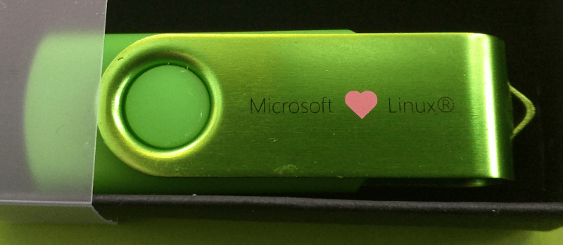 A “Microsoft Linux” USB stick