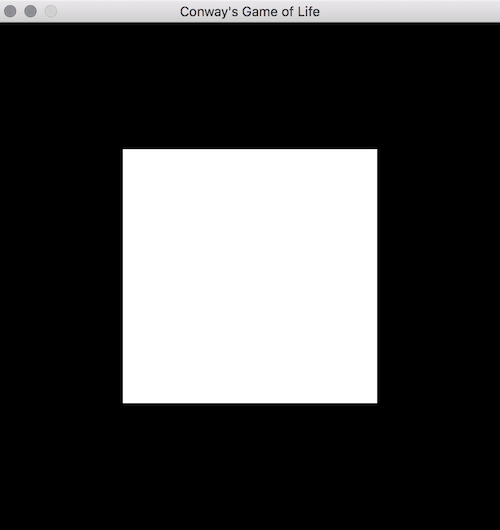 Conway’s Game of Life - 两个三角形构成方形