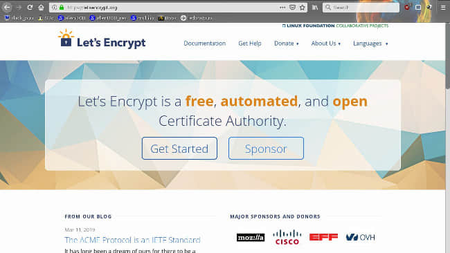 Let’s Encrypt website