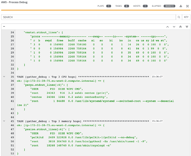 Debugging system performance