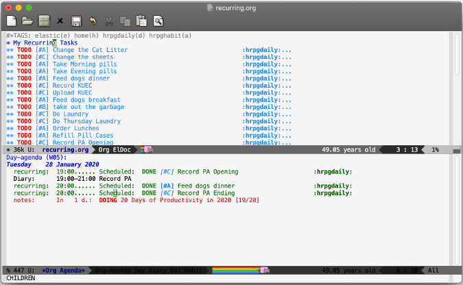 Org Mode in Emacs