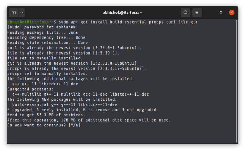 Iinstall dependencies for Homebrew in Ubuntu/Debian