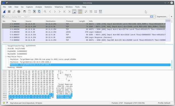 使用 Wireshark 检查 TCP 会话