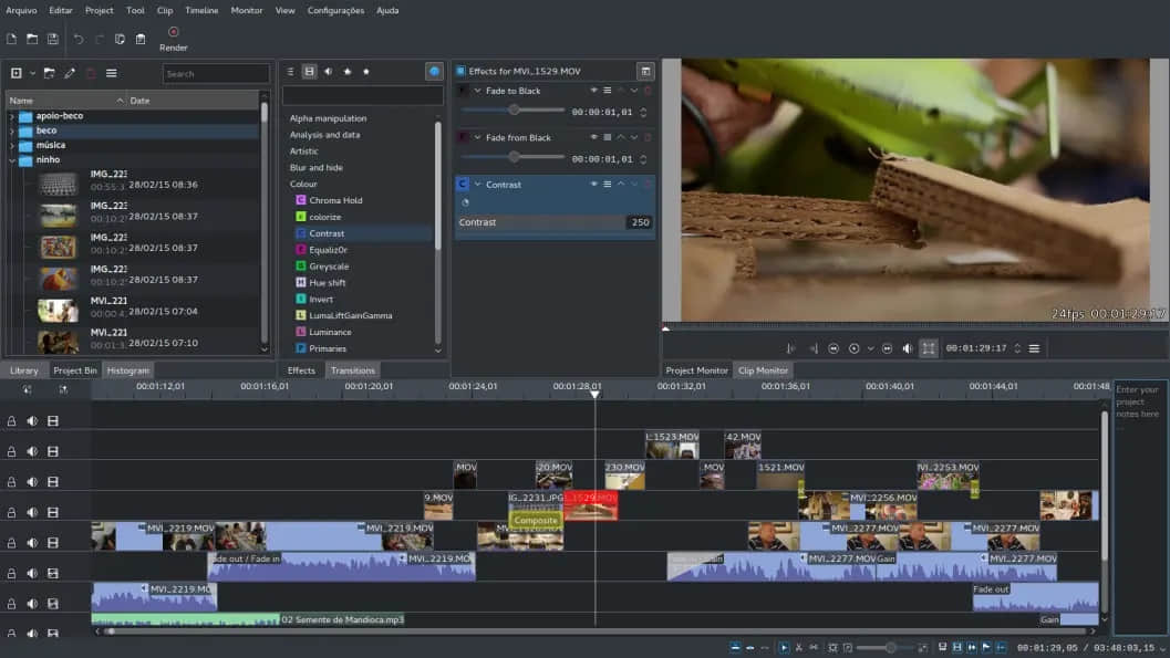 Kdenlive Video Editor