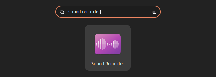 GNOME Sound Recorder